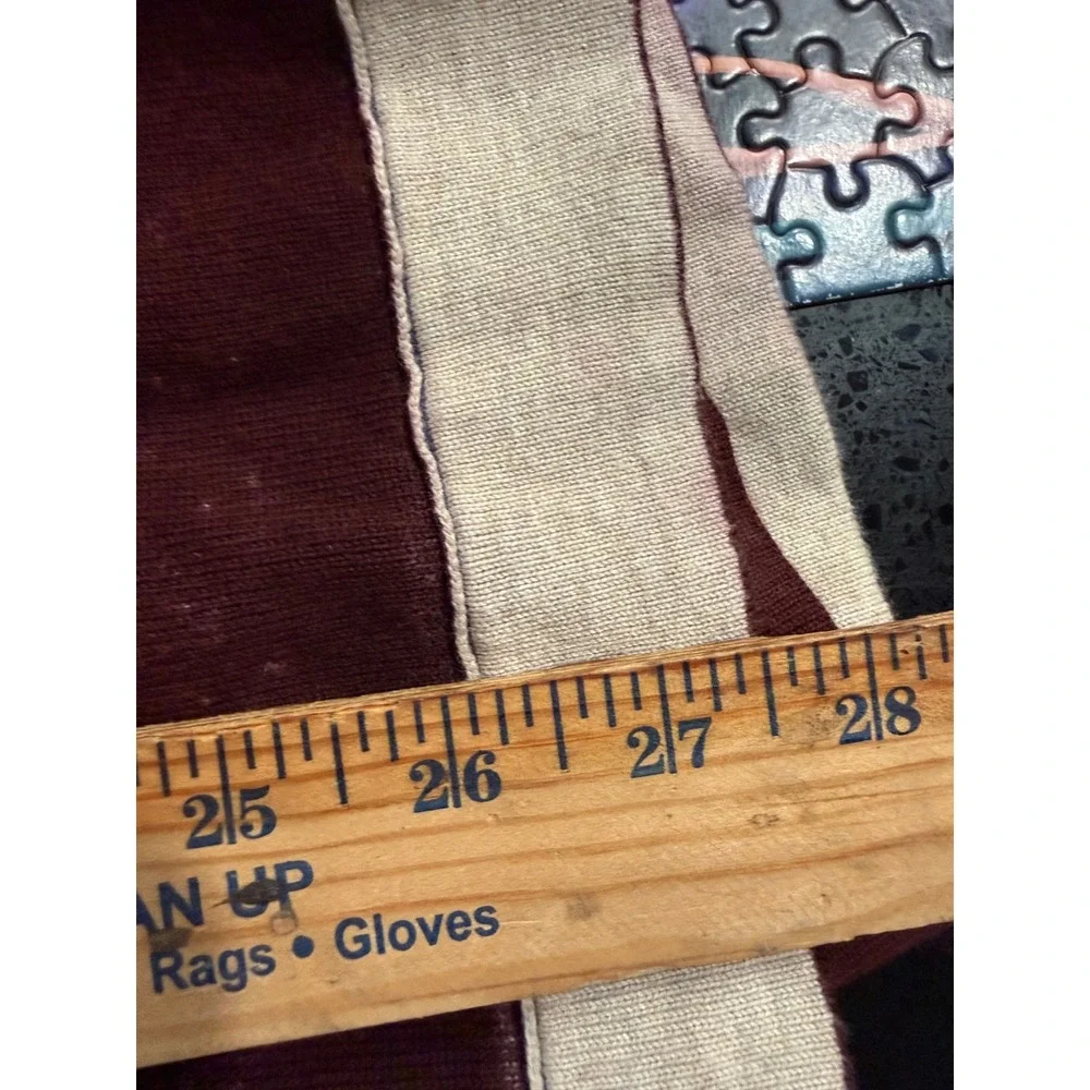 Tommy Bahama Jeans Mens XL Burgundy Acid Wash Cotton Knit Crewneck‎ Sweater